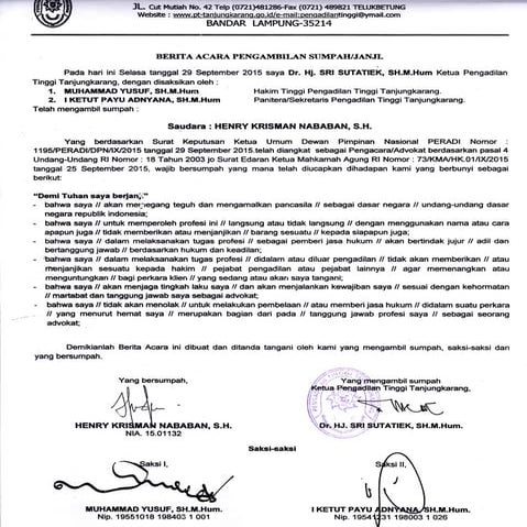 Contoh Akta Pembagian Hak Bersama (APHB) | DOCX
