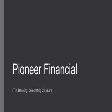 Pioneer Financial ver 1.0