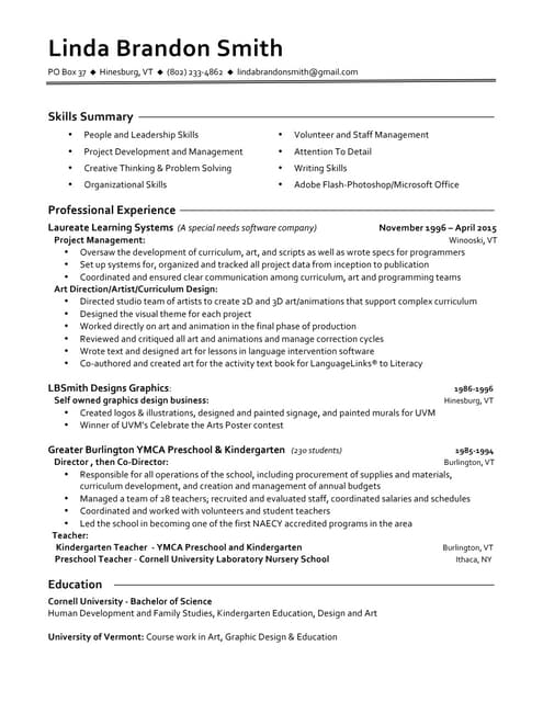 Resume_LBSmith