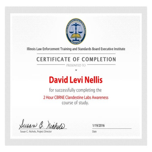 CBRNE-Cert