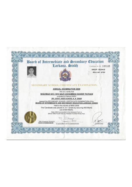 Intermediate Certificate | PDF