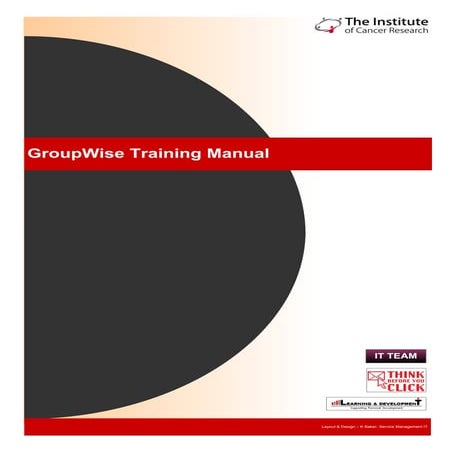 GroupWise Training Manual