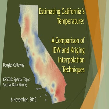 Interpolating California's Temperature