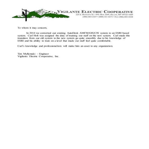 FEC letter of recomendation | PDF