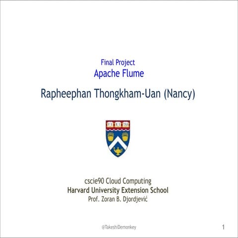 Apache Flume and its use case in Manufacturing