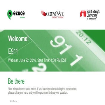 E911 and Unified Communications Presentation | PPTX