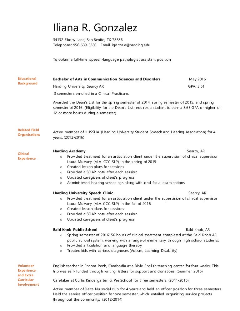 slpa resume slpa resume