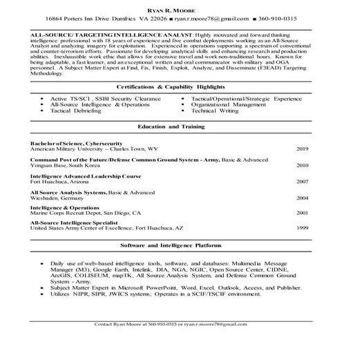 Ryan R Moore Resume V2