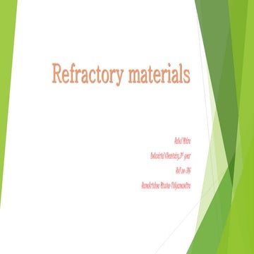 Refractory Materials