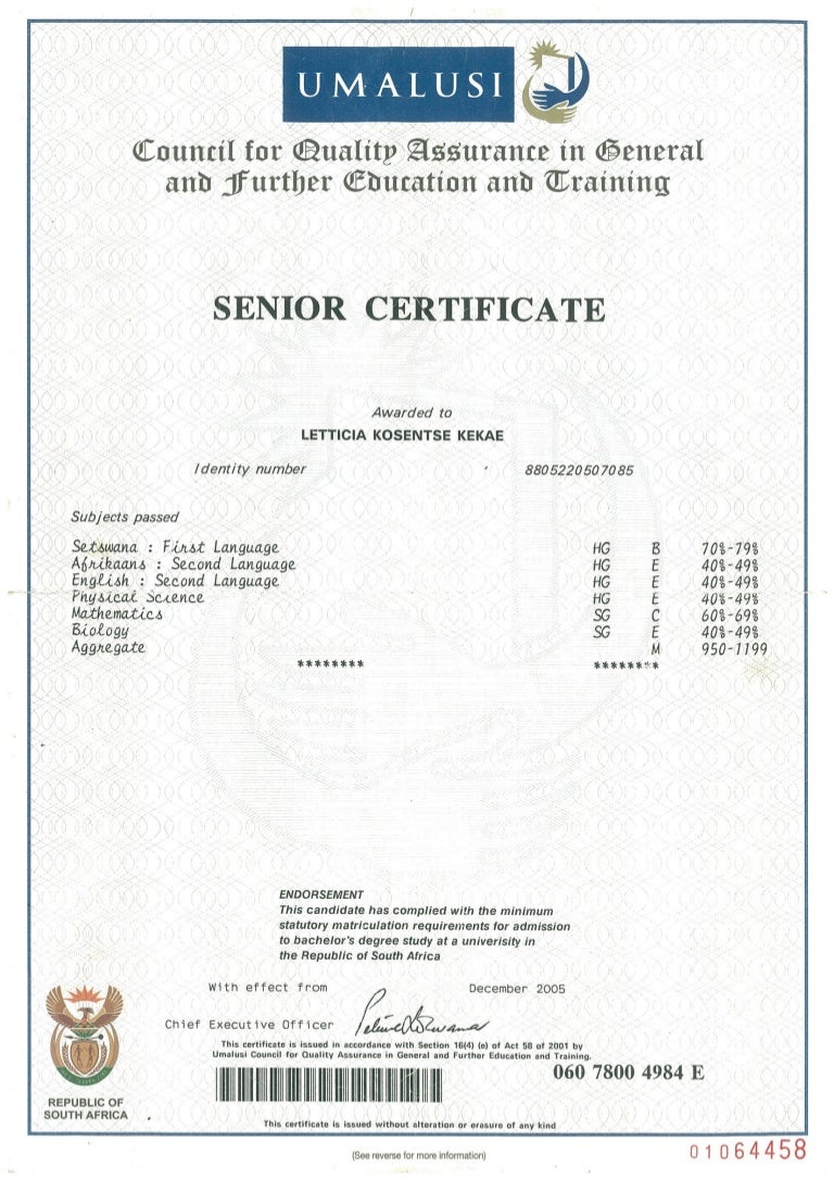How To Check My Matric Examination Number