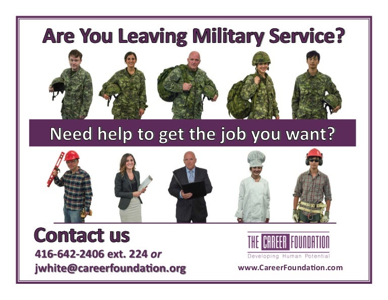 Career Foundation Military to Civilian Career Transition program fl…