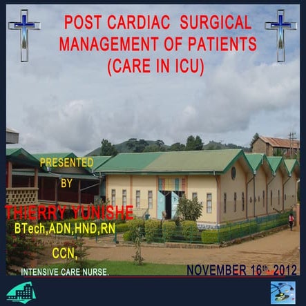 POST CARDIAC SURGICAL CARE