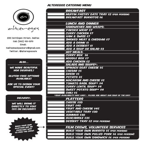 Jemfish takeaway menu | PDF