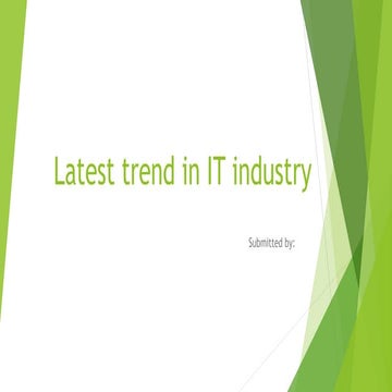 The latest trends in technology | PPTX