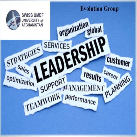 Presentation1 Leadership and Team Builing