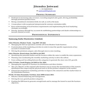 RESUME UPDATED
