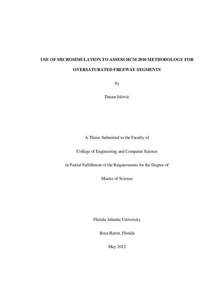 Master Thesis