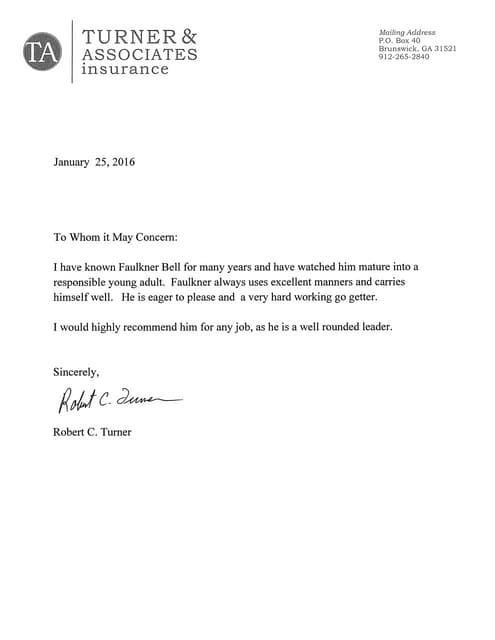 Bridges Rec. Letter | PDF
