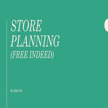 Store Planning