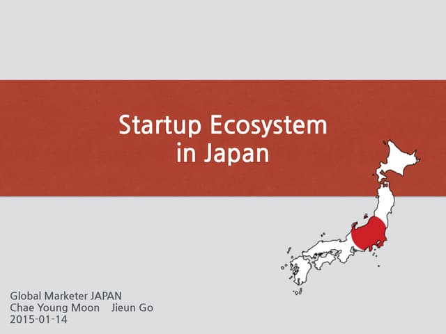 Japanese Startup Ecosystem (English)