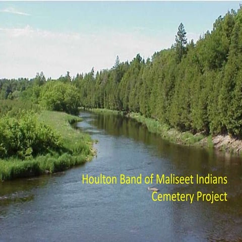 Houlton Band of Maliseets Cemetary Project - GSM Summit 2014, Sue Young