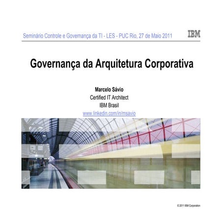 Governança da Arquitetura Corporativa