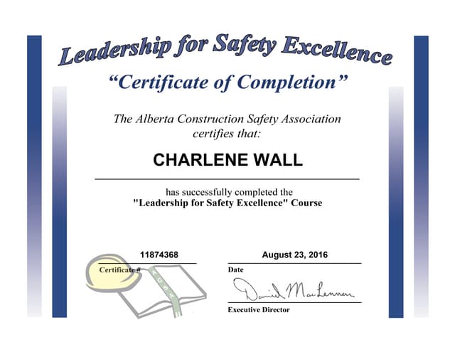 CSTS CERTIFICATE
