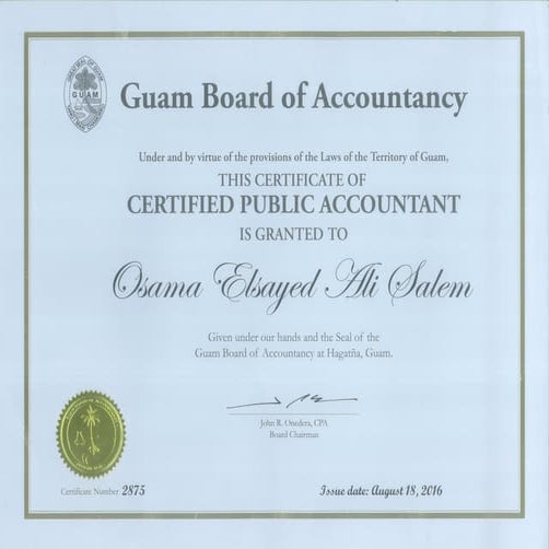 CPA certificate | PDF