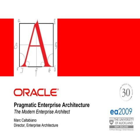 ea2009 Enterprise Architecture keynote Final