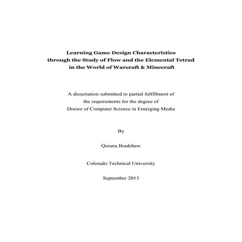 Quiana Bradshaw Final Dissertation
