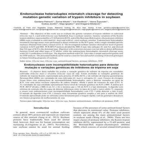Endonuclease heteroduplex mismatch cleavage for detecting mutation genetic va...