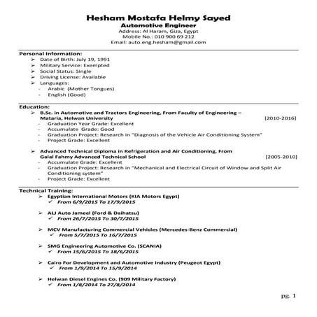 CV_ Ahmed Al Alami | PDF