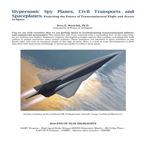 Hypersonics Article_Musielak 2016