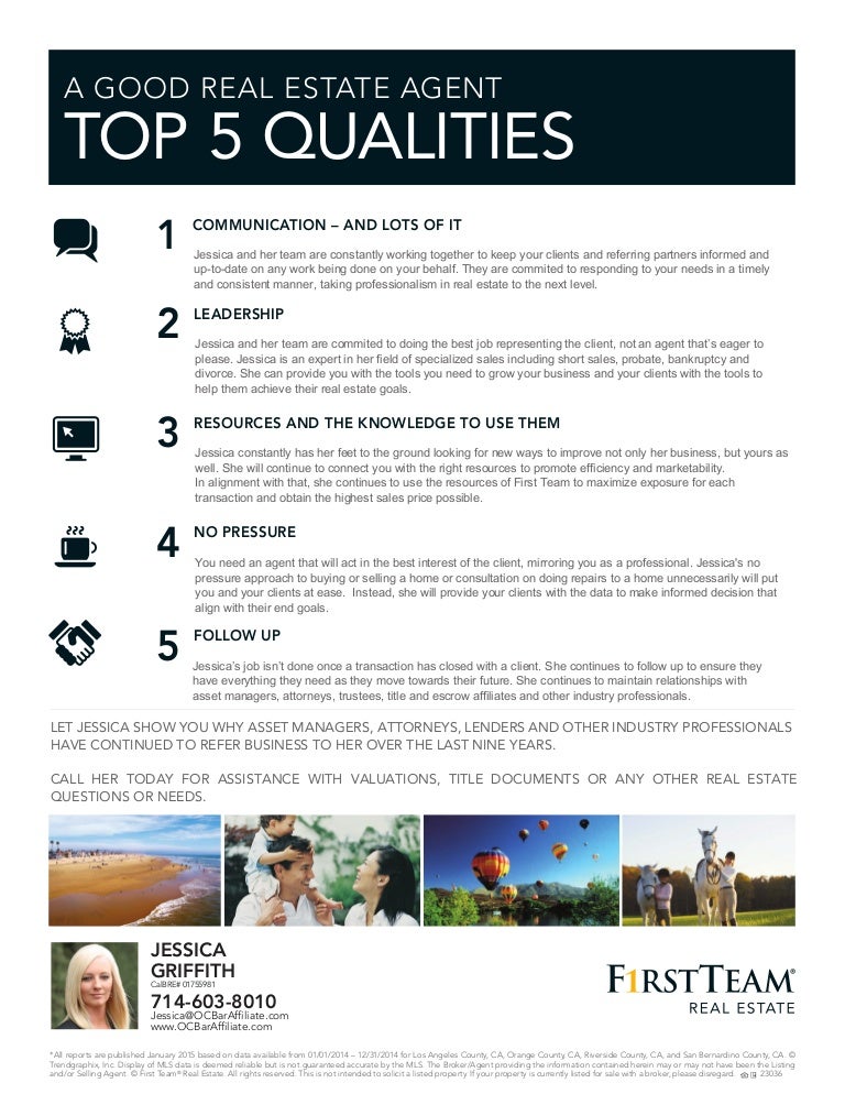 Top 5 Qualities of a Good Real Estate Agent