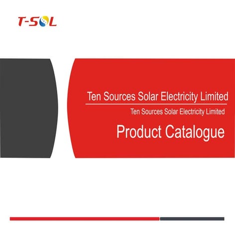 T-SOL 2016-PV Solar Inverter PPT
