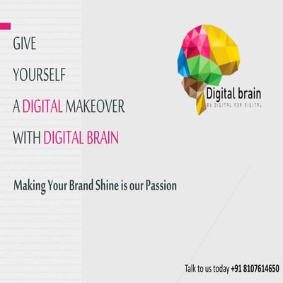 Digital brain - A marketingman.com - A Digital Agency PPT for you.