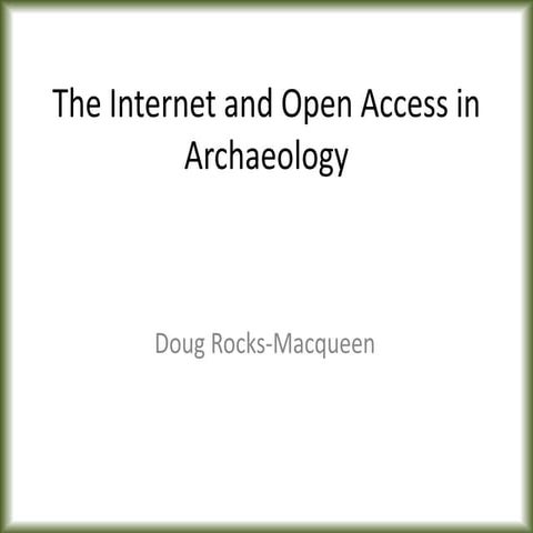 Old and New Adventures in Open Access