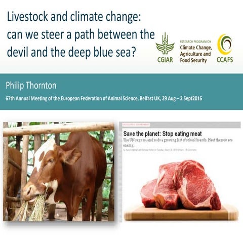 Livestock and climate change: Can we steer a path between the devil and the d...