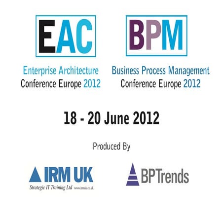 Designing Pervasive Enterprise Information Architectures (with Andrea Resmini...