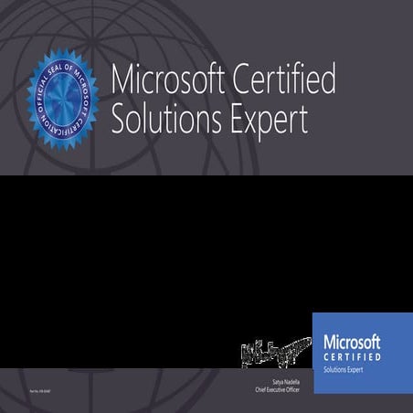 Microsoft® Certified Solutions Expert MCSE 2012 Server Infrastructure | PDF