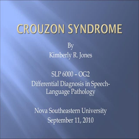 Crouzon’s Syndrome