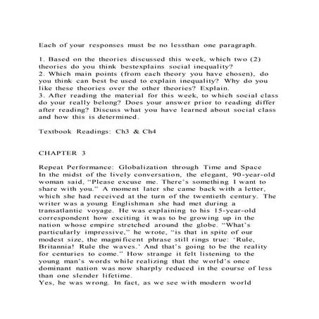 Each of your responses must be no lessthan one paragraph.1. Ba