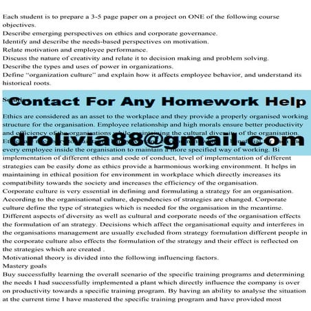 Each student is to prepare a 3-5 page paper on a project on ONE of t.pdf