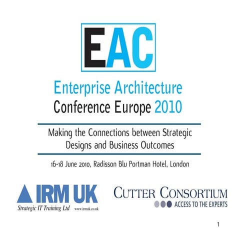 Selecting Approaches to Enterprise Architecture
