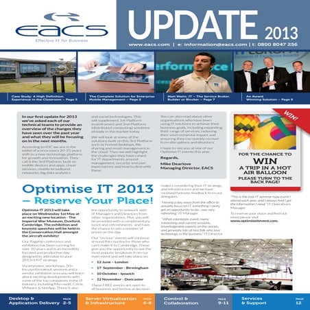 EACS Newsletter 2013
