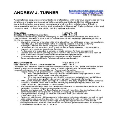 Joe Appio's CV | DOC