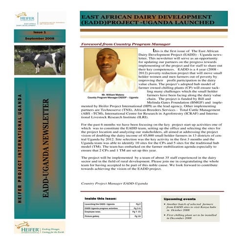 Dairy Value Chain Uganda Report | PDF