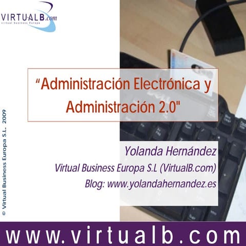 Administración Electrónica y Administración 2.0