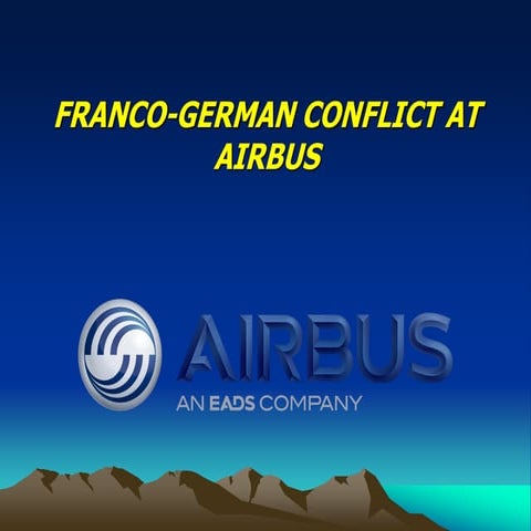 Franco-German Conflict at Airbus