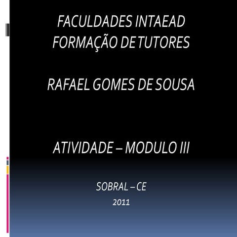 Ead slidesRAFAEL GOMES DE SOUSA 
